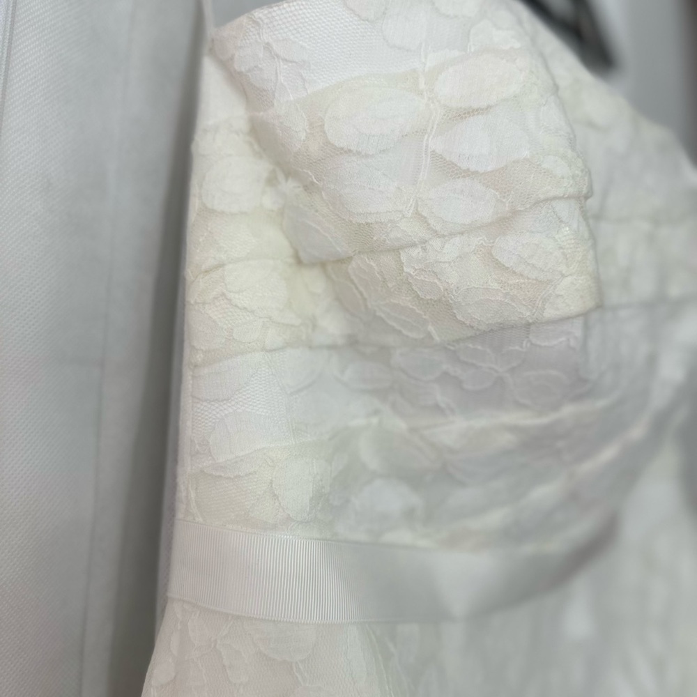 Galina Mermaid Wedding Dress 6P NWT Style 7WG3381 Lace Detail - Picture 2 of 14
